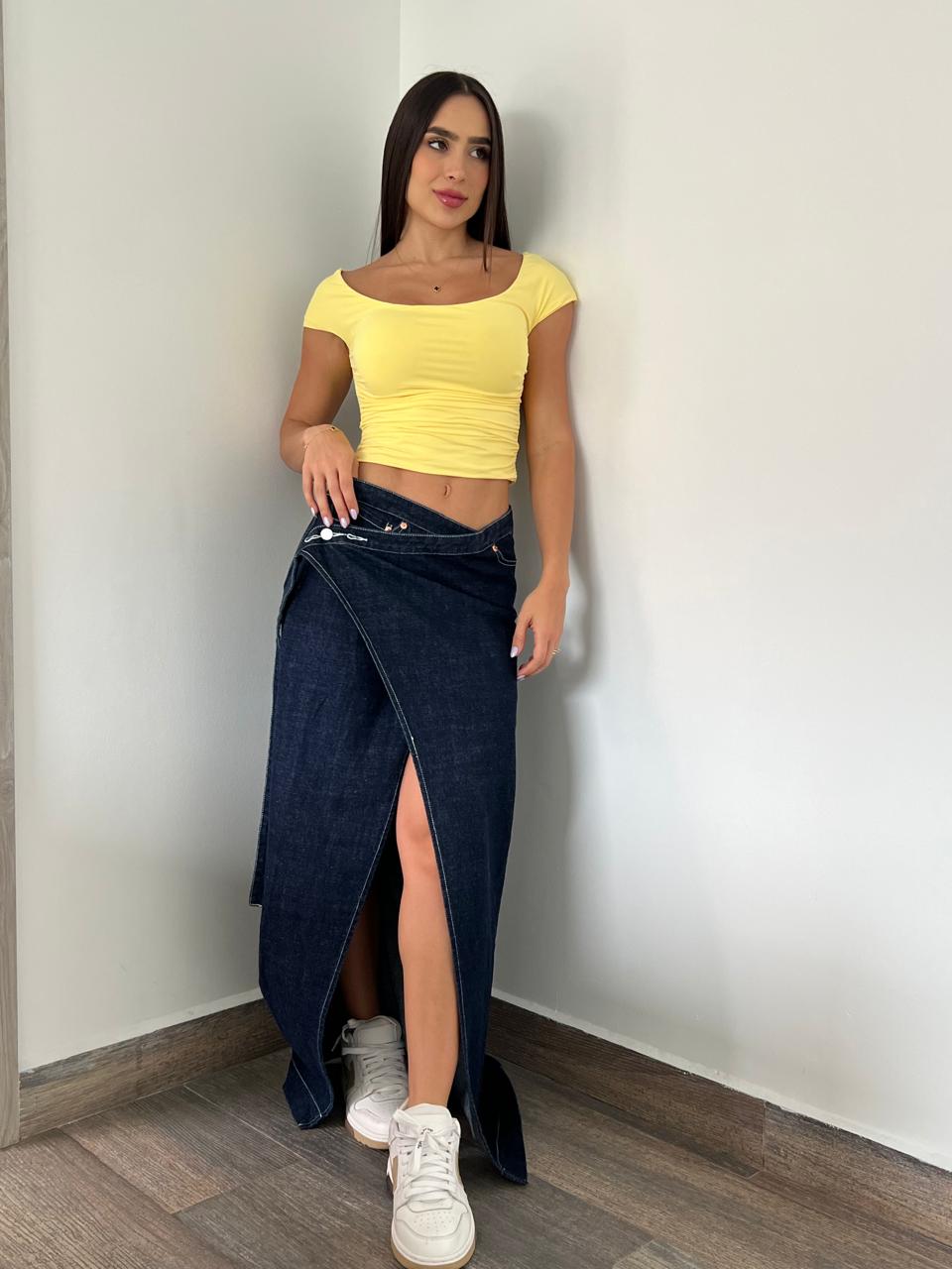 FALDA JEAN INFINITY