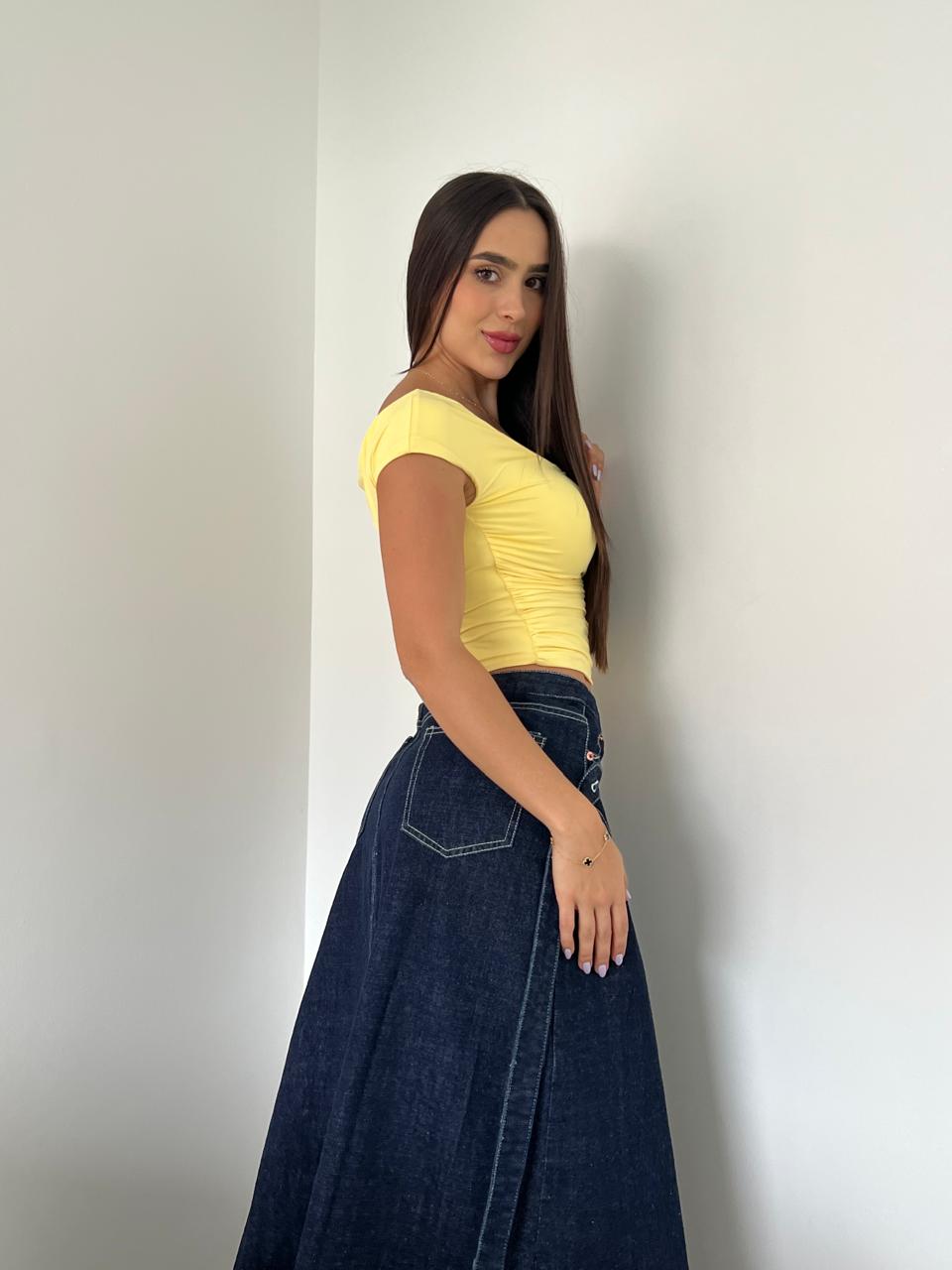 FALDA JEAN INFINITY